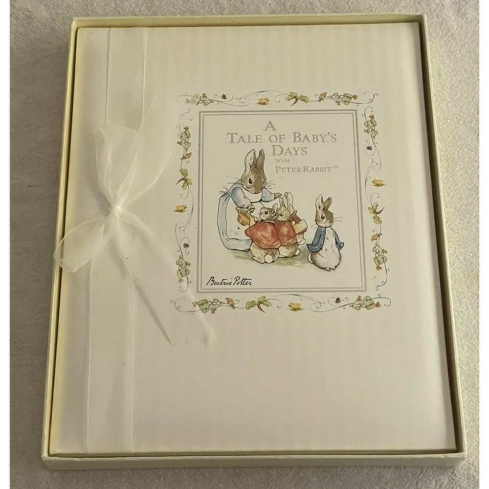 Beatrix Potter Peter Rabbit Baby Memory Book C.R. Gibson 2002 Unused Vintage